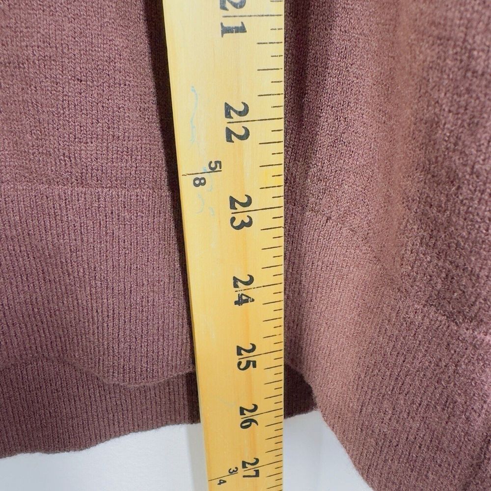 Theory Sweater Women's Medium Fitted V Neck Luxe Merino Wool - Picture 6 of 8